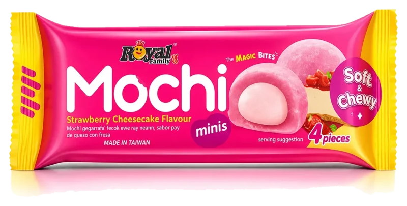 Royal Family Mochi Minis Strawberry cheesecake