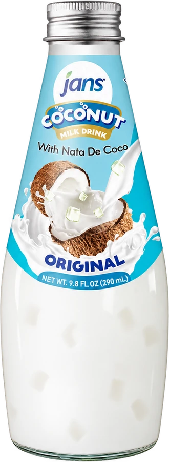 Bebida Jans con nata de coco