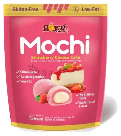 Mochi Royal Family Pay de queso con fresa