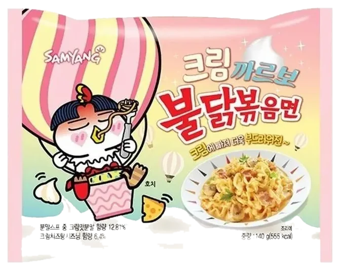 Ramen Buldak Creamy Carbonara