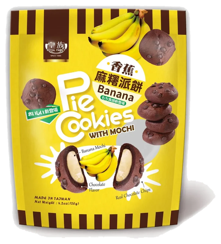 Mochi Royal Family Pie cookies Plátano