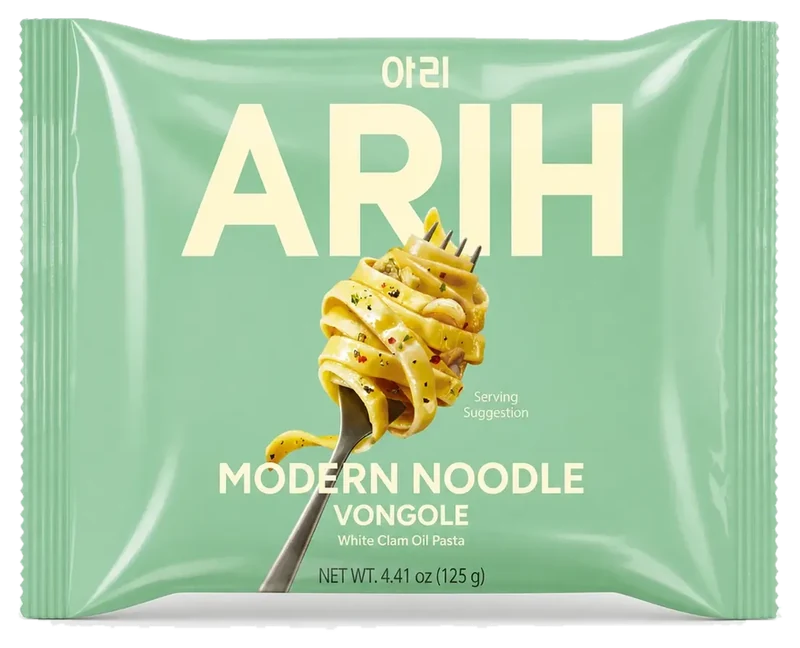 Ramen Paldo y Arih Arih Vongole · Almejas