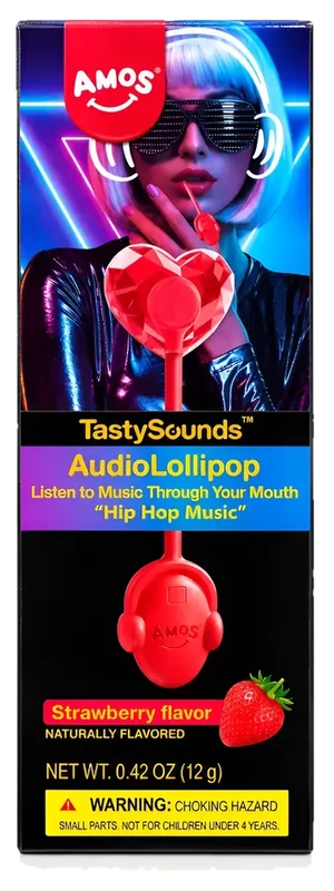Gomitas Peelerz Paleta musical Tastysound Fresa