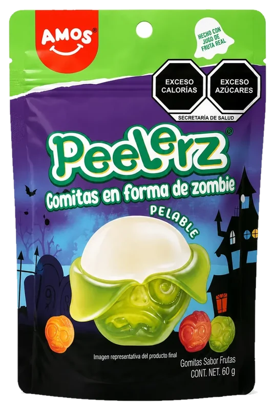 Gomitas Peelerz Halloween Zombies