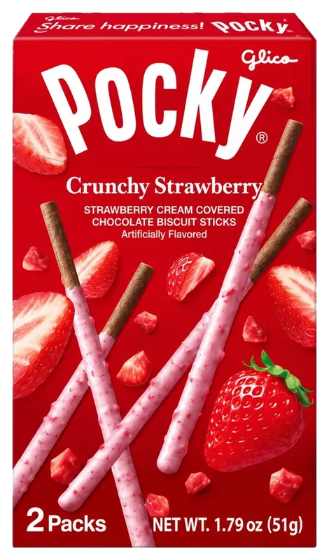 Galleta Pocky Crunchy Strawberry