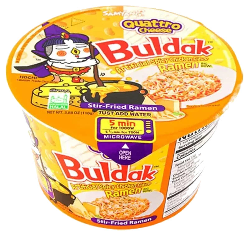 Ramen Buldak Big Bowl Quattro Quesos