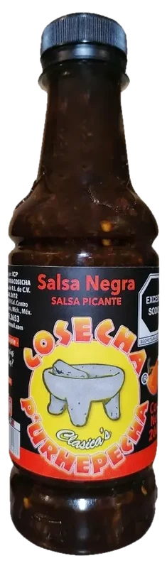 Salsas picantes mexicanas Purépecha Habanero Negro