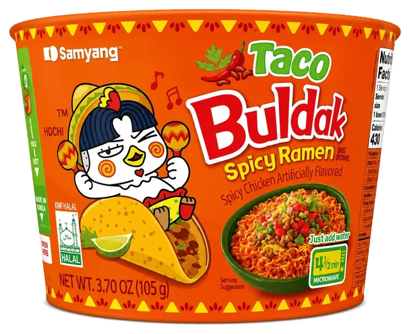 Ramen Buldak Big Bowl Taco