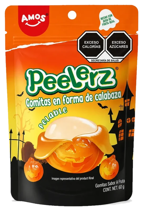 Gomitas Peelerz Halloween Calabaza