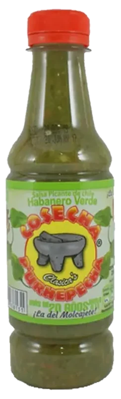 Salsas picantes mexicanas Purépecha Habanero Verde