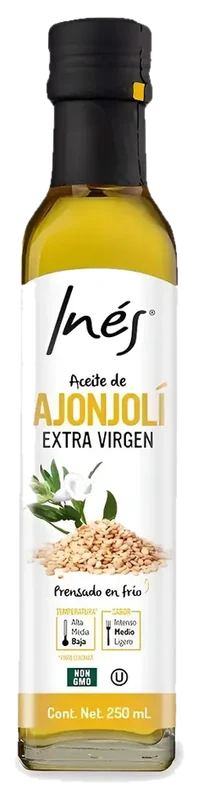 Aceites gourmet Ajonjolí extra virgen Inés